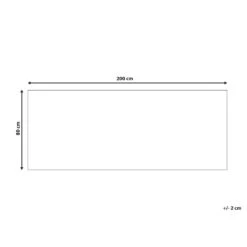 Beliani Loper - KOTTAR Grijs Polyester 80x200 Cm -Tapijt Wereld 7039e4abd370437d8a9b7db2ef44b950 1