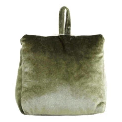 Mars & More Deurstopper - Mosgroen - Floweel - 18 Cm -Tapijt Wereld 7339a3c2d76c4529ad50930f8b458bf9