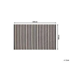 Beliani Outdoortapijt - MANSA Zwart Polypropyleen 160x230 Cm -Tapijt Wereld 783a792086564166940314bd8514968b