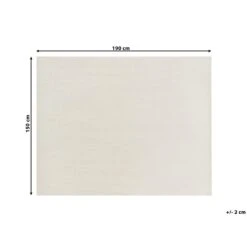 Beliani Anti-slip Mat - BALAD Wit Pvc 150x190 Cm -Tapijt Wereld 7b559883ca8544f590ac618bbb01b8cf