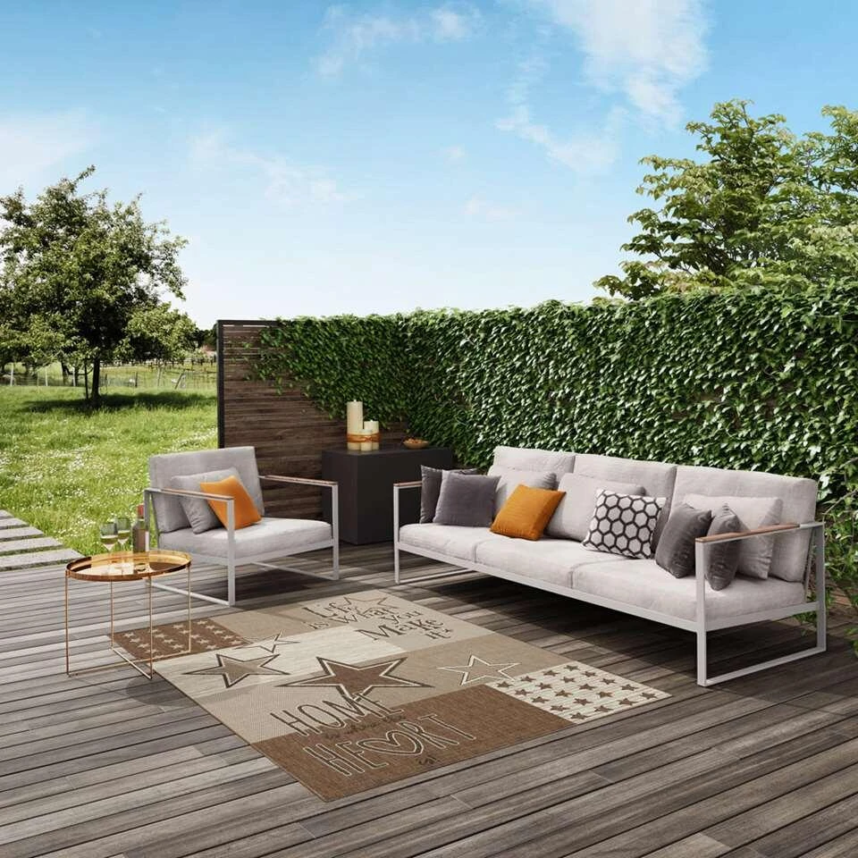 Vloerkleed Dina - Bruin - 120x170 Cm 5 Vloerkleed Dina - Bruin - 120x170 Cm - Afbeelding 3