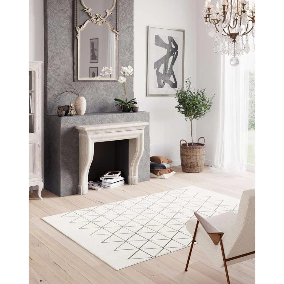 Vloerkleed Rivoli - Crème - 160x230 Cm 5 Vloerkleed Rivoli - Crème - 160x230 Cm - Afbeelding 3