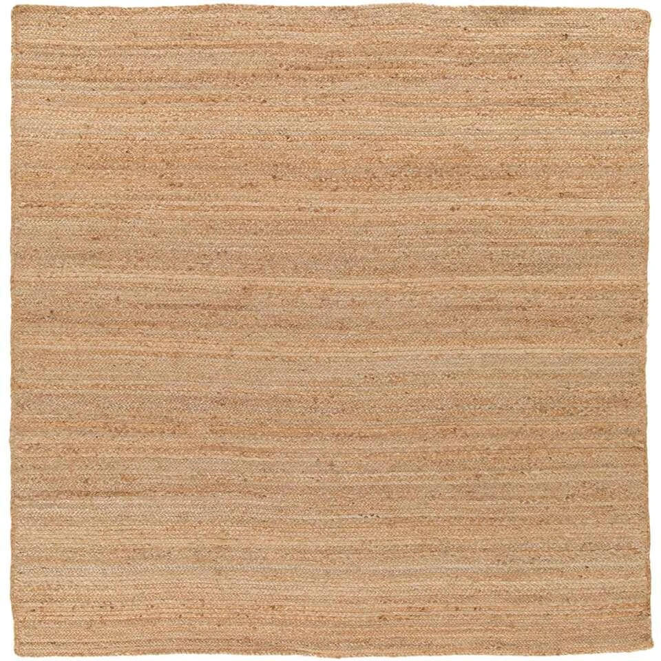 Vloerkleed Menaka - Goudkleur - 160x160 Cm 5 Vloerkleed Menaka - Goudkleur - 160x160 Cm - Afbeelding 3