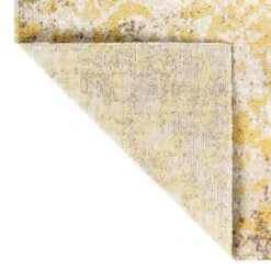 VidaXL Buitenkleed Platgeweven 100x200 Cm Geel -Tapijt Wereld ad2b0f62f2c4442dbd1fa4738b285d90