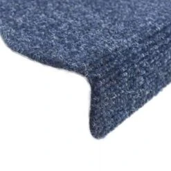 VidaXL Trapmat Zelfklevend 56x17x3 Cm Naaldvilt Blauw 15 St -Tapijt Wereld c7583f73a2c94ca196cf8696d806c625