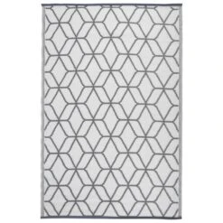 Esschert Design Buitenkleed 180x121 Cm Grijs En Wit OC25 -Tapijt Wereld d56579cd4254432eb34f756531c42df1