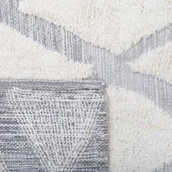 Beliani Shaggy - PENDIK Beige Katoen 80x150 Cm -Tapijt Wereld d643e5fcbfd64bcd98e236046c9600f9