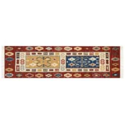 Beliani Loper - VOSKEHAT Multicolor Wol 80x300 Cm -Tapijt Wereld e4eced3fbaf341bb8f633e9b41cdd30d
