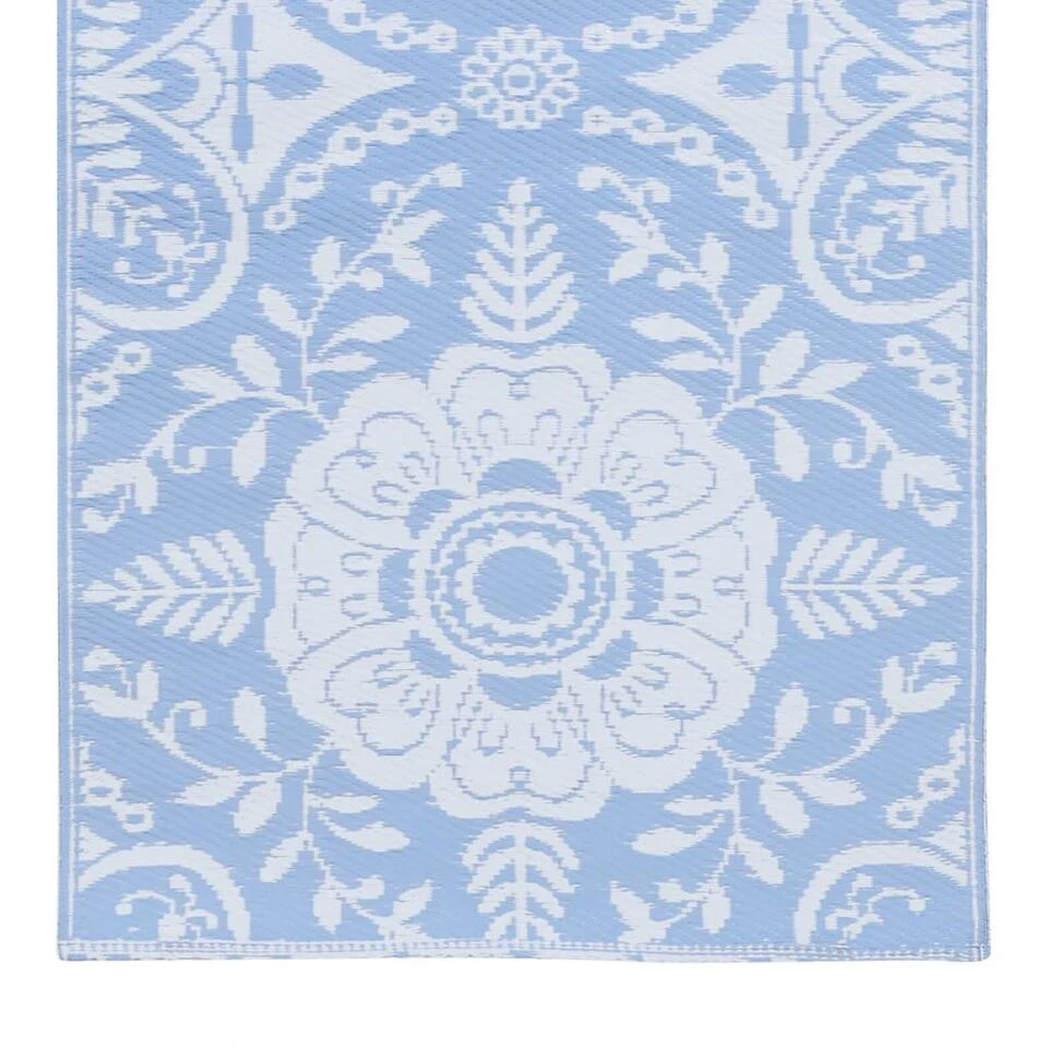 VidaXL Buitenkleed 80x150 Cm PP Babyblauw 6 VidaXL Buitenkleed 80x150 Cm PP Babyblauw - Afbeelding 4